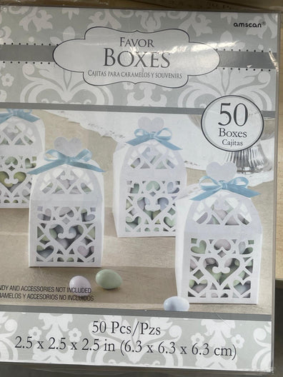 Timeless Blue & White Wedding Gift Boxes